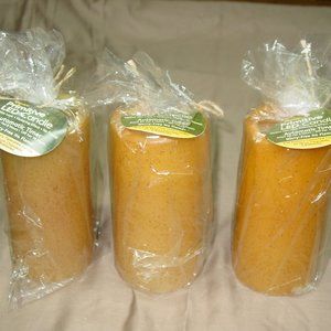 DARICE 3 PC PRIMITIVE LED CANLE 6" BATTERY OPERATED CANDLE